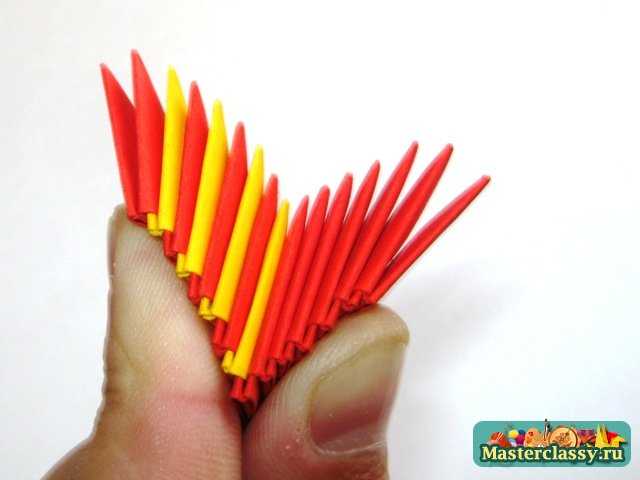 Модульное оригами из модулей дракона Модульное оригами из модулей дракона