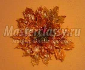 Новогоднее панно из осенних листьев "А мне вчера приснилась осень." Мастер класс с пошаговым фото