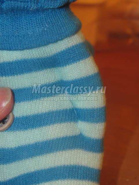 Как сшить котика из носка Как сшить котика из носка