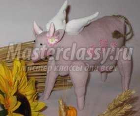 Тильда корова. Мастер класс с пошаговыми фото и объяснением