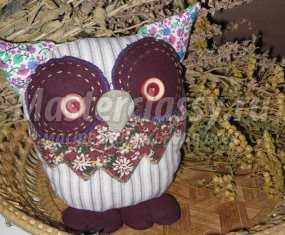 Интерьерная игрушка Сова. Подробный мастер класс. Часть 2