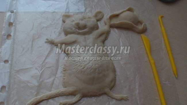 Картина из соленого теста мышь Картина из соленого теста мышь