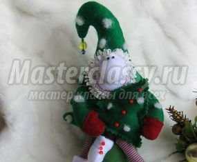 Веселая елочка своими руками. Мастер класс с пошаговыми фото. Часть 1