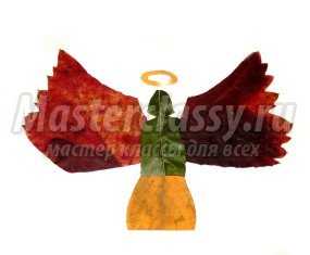 Осенние аппликации из листьев. Мастер класс с пошаговыми фото