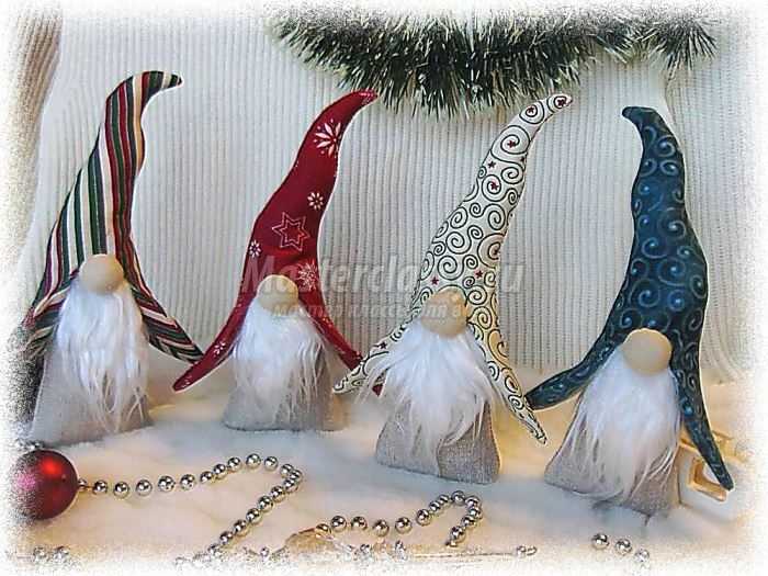 Гномики к Рождеству. Текстильные игрушки или декор к празднику Гномики к Рождеству. Текстильные игрушки или декор к празднику