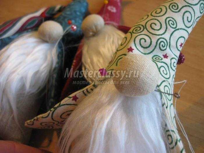 Гномики к Рождеству. Текстильные игрушки или декор к празднику Гномики к Рождеству. Текстильные игрушки или декор к празднику