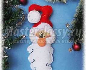 Украшение Дед Мороз. Мастер класс с пошаговыми фото