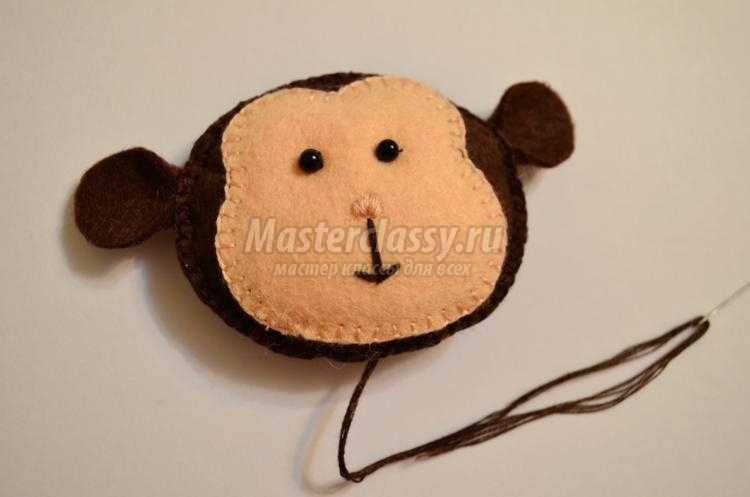 поделки из фетра. Обезьянка поделки из фетра. Обезьянка