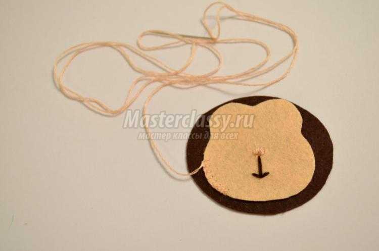 поделки из фетра. Обезьянка поделки из фетра. Обезьянка