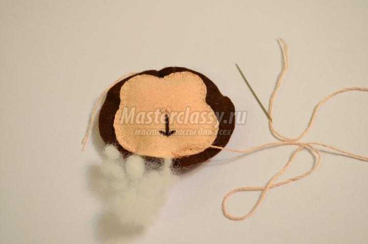 поделки из фетра. Обезьянка поделки из фетра. Обезьянка