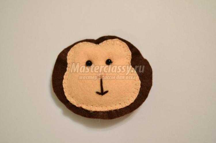 поделки из фетра. Обезьянка поделки из фетра. Обезьянка